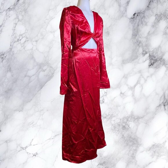 House of Harlow 1960 x REVOLVE Martini Midi Dress - Red - Picture 8 of 11